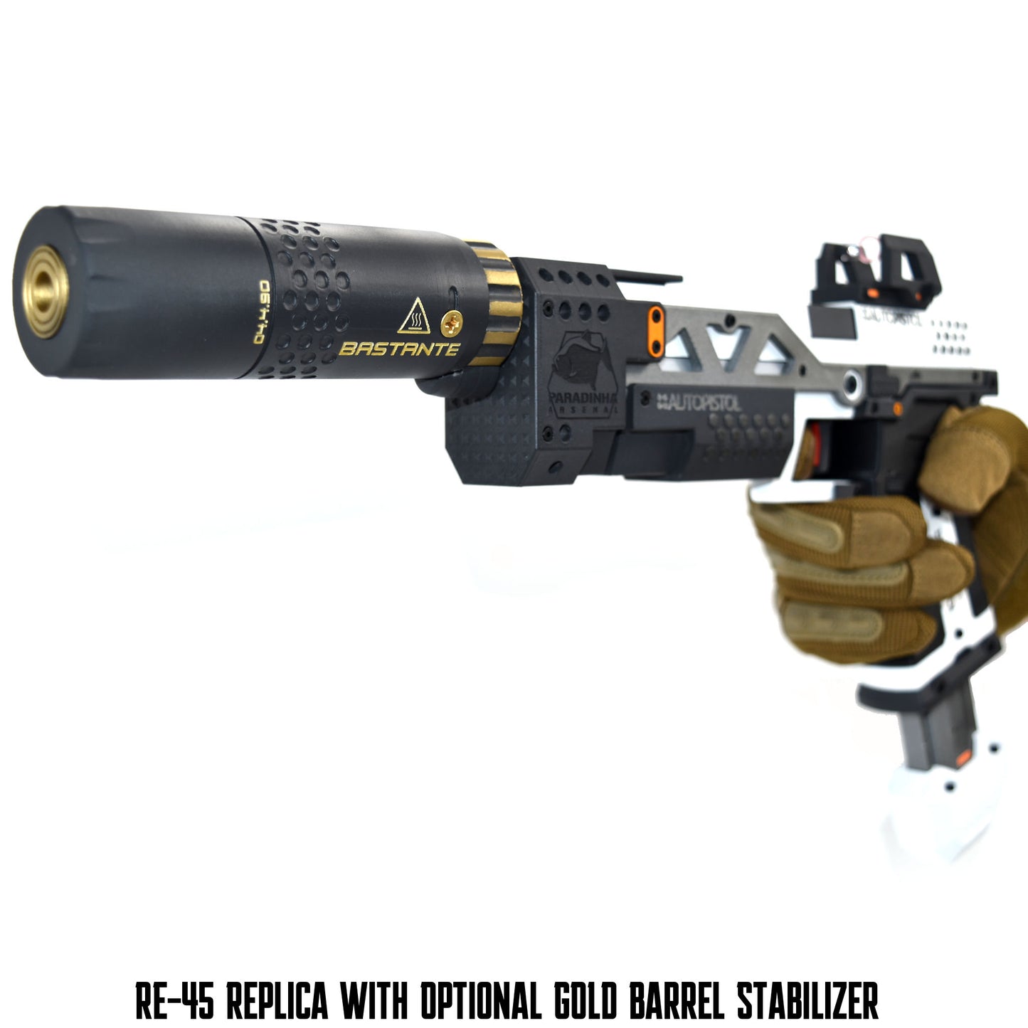 RE-45 Auto Pistol Prop, Arctic