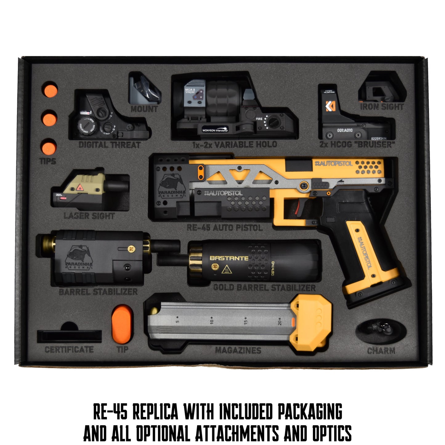 RE-45 Auto Pistol Prop, Bengal