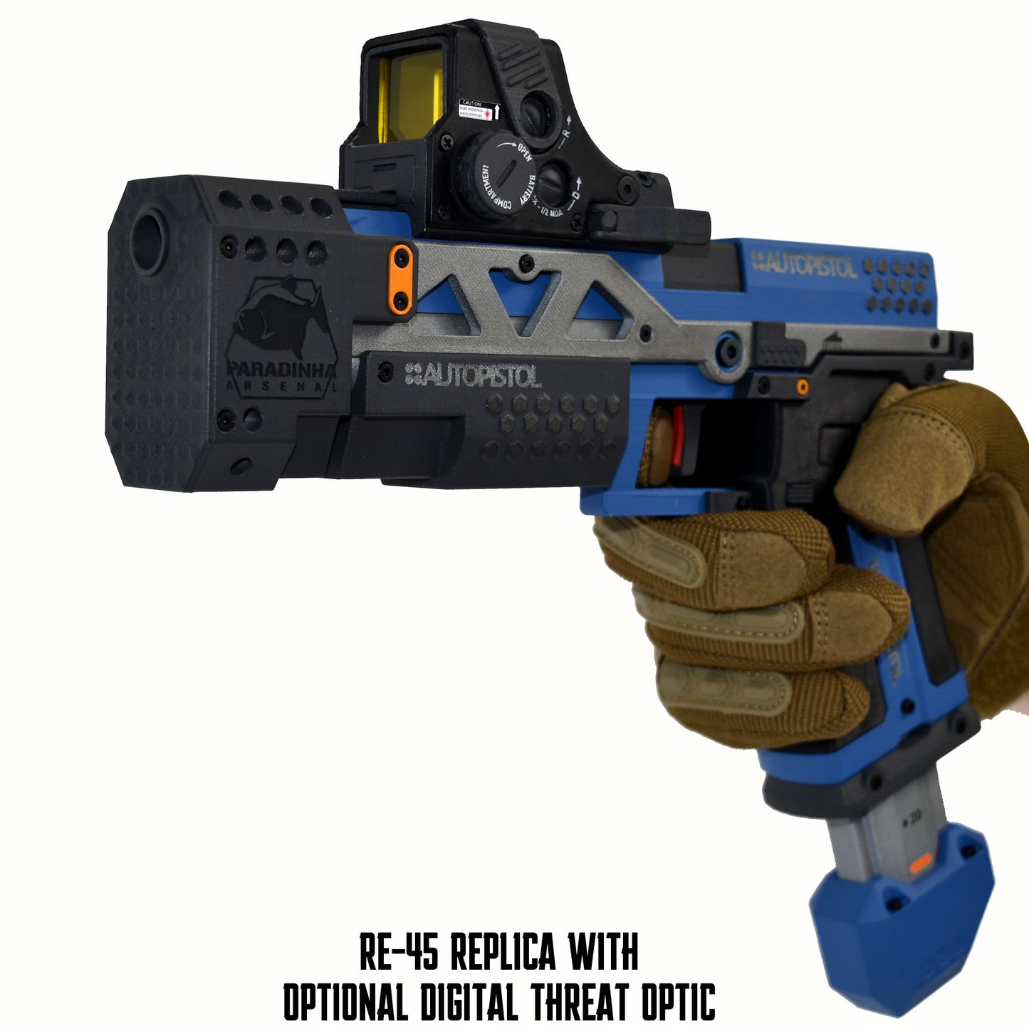 RE-45 Auto Pistol Prop, Clearwater