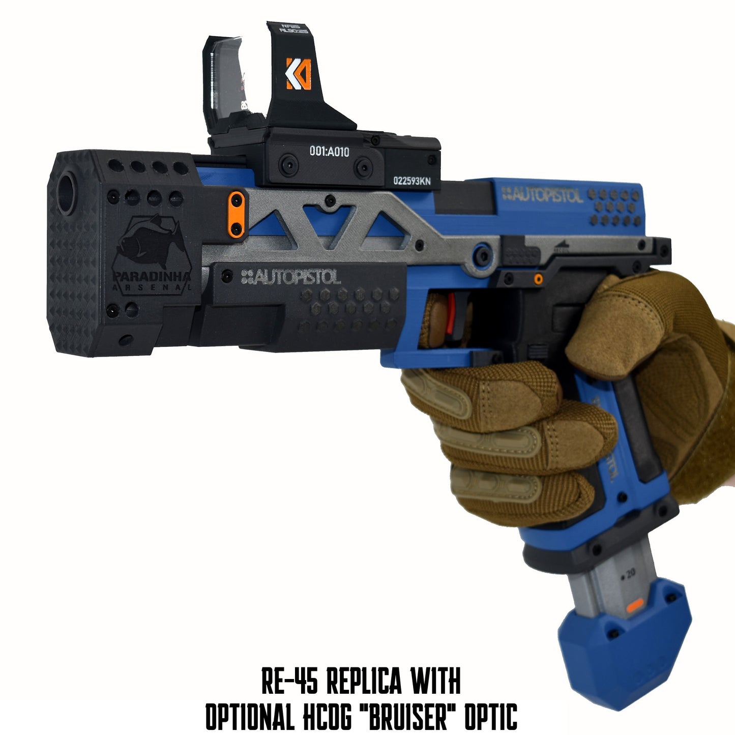 RE-45 Auto Pistol Prop, Clearwater