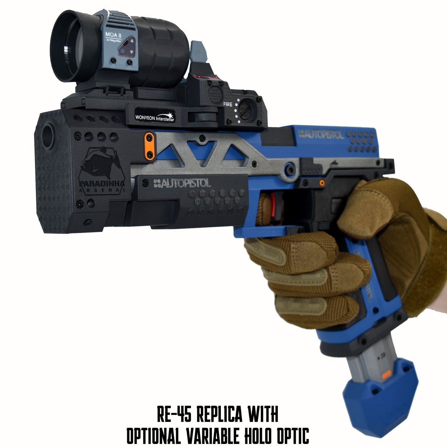RE-45 Auto Pistol Prop, Clearwater
