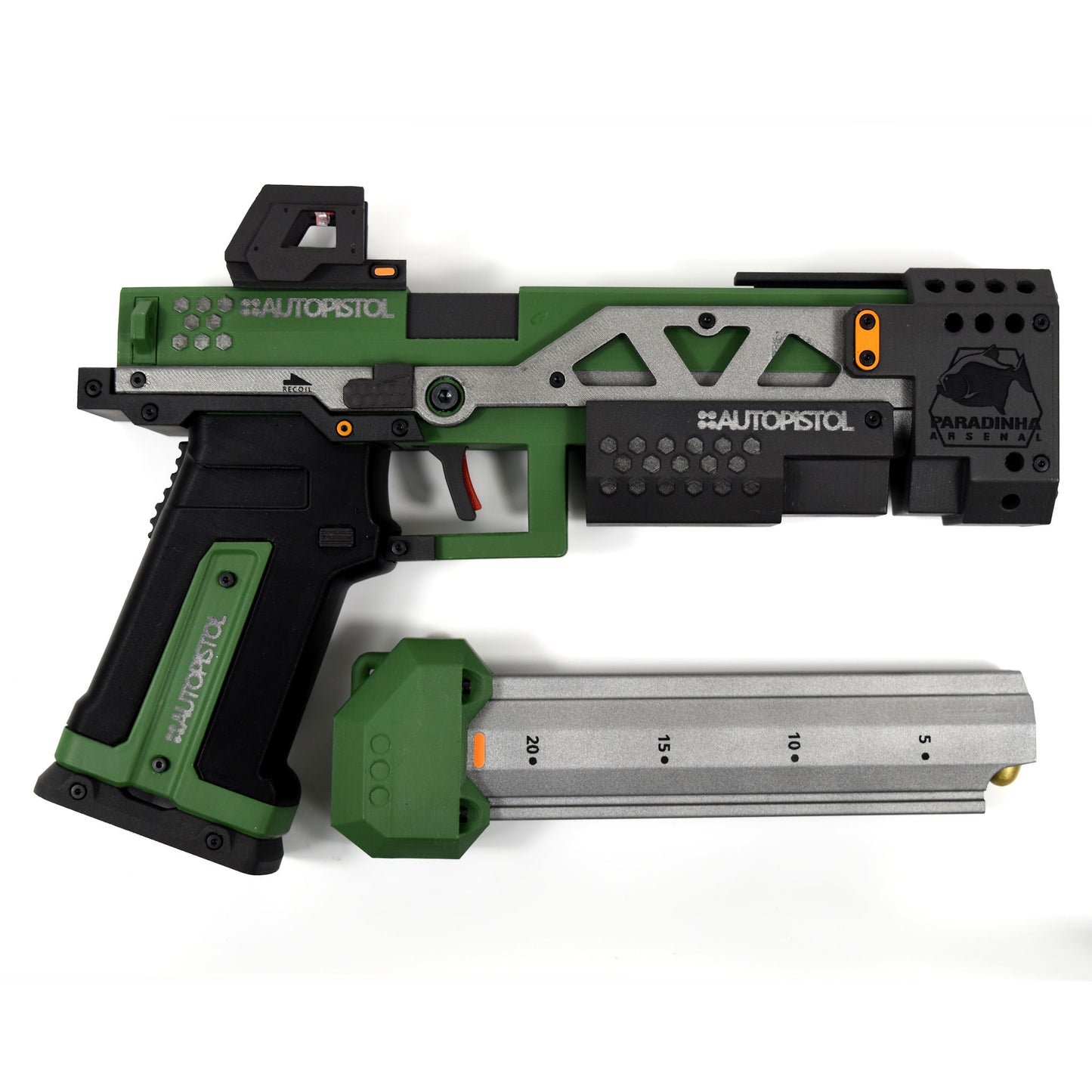 RE-45 Auto Pistol Prop, Evergreen