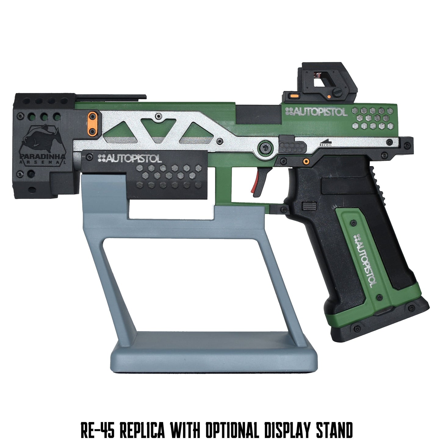 RE-45 Auto Pistol Prop, Evergreen