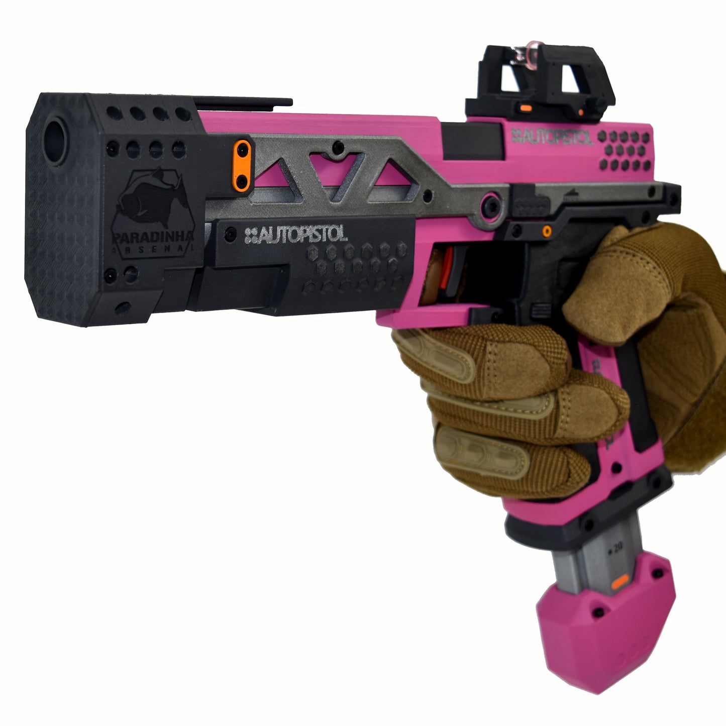 RE-45 Auto Pistol Prop, Flamingo