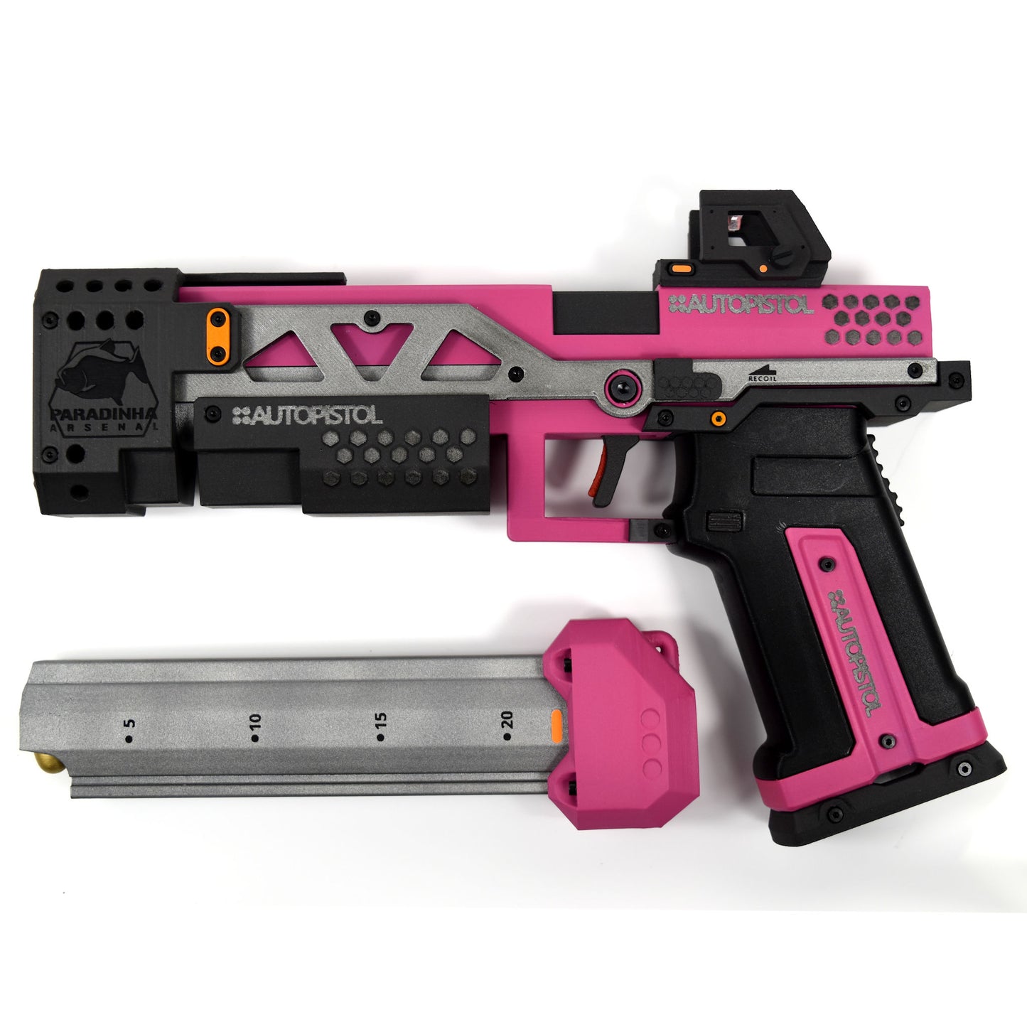 RE-45 Auto Pistol Prop, Flamingo