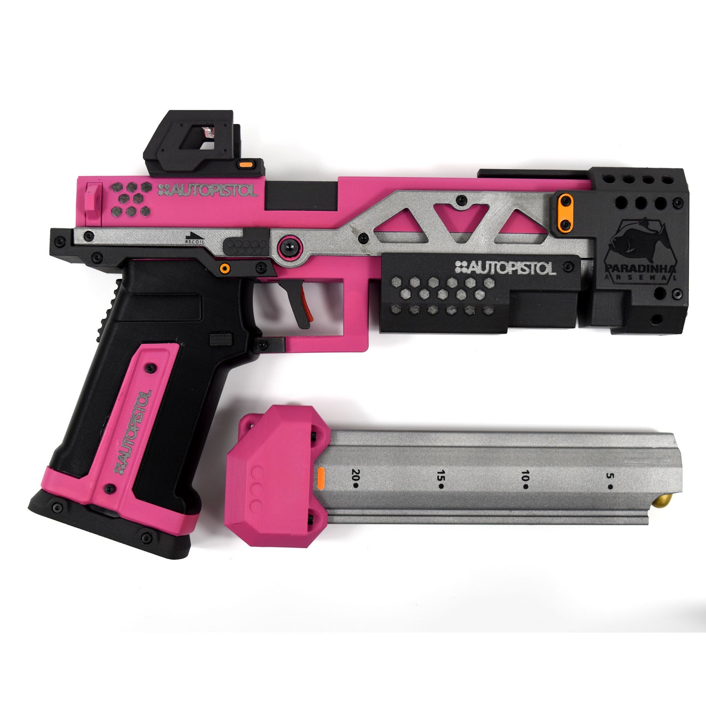 RE-45 Auto Pistol Prop, Flamingo