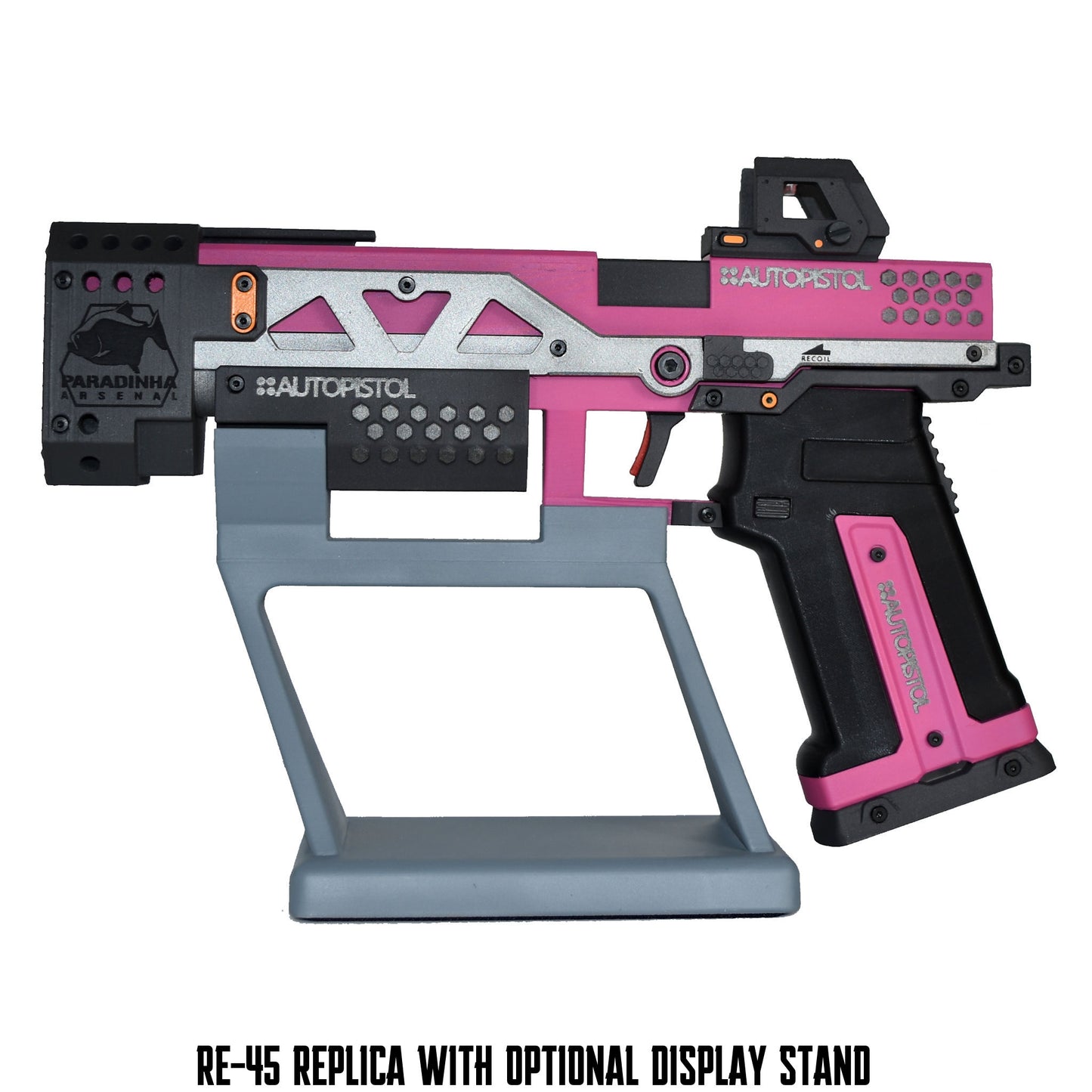RE-45 Auto Pistol Prop, Flamingo