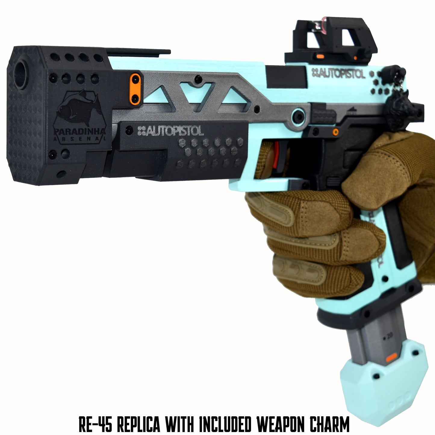 RE-45 Auto Pistol Prop, Lagoon