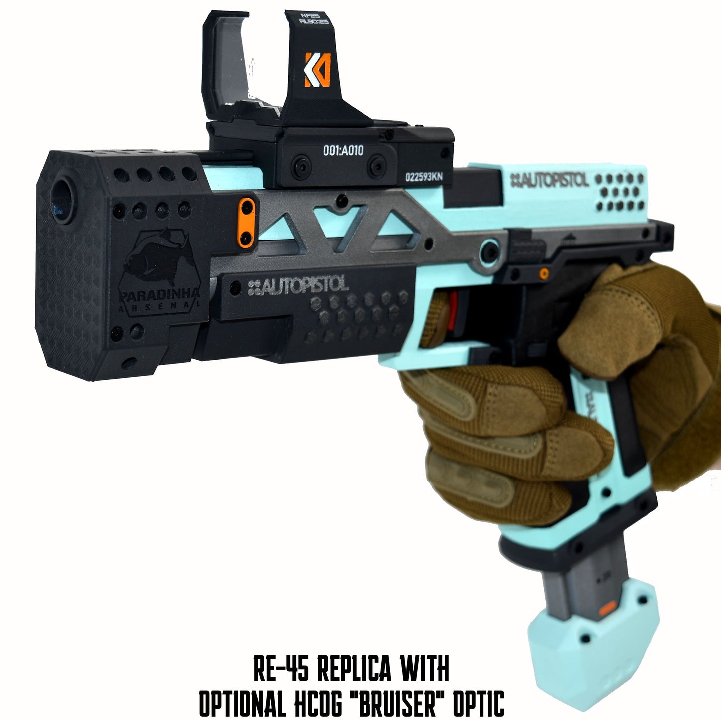 RE-45 Auto Pistol Prop, Lagoon