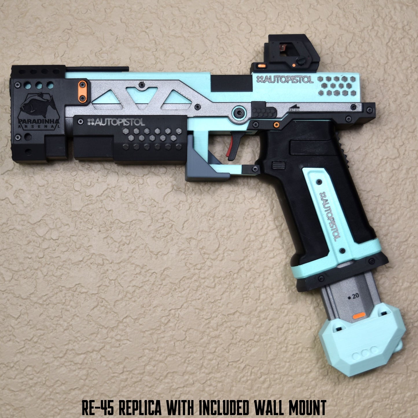 RE-45 Auto Pistol Prop, Lagoon