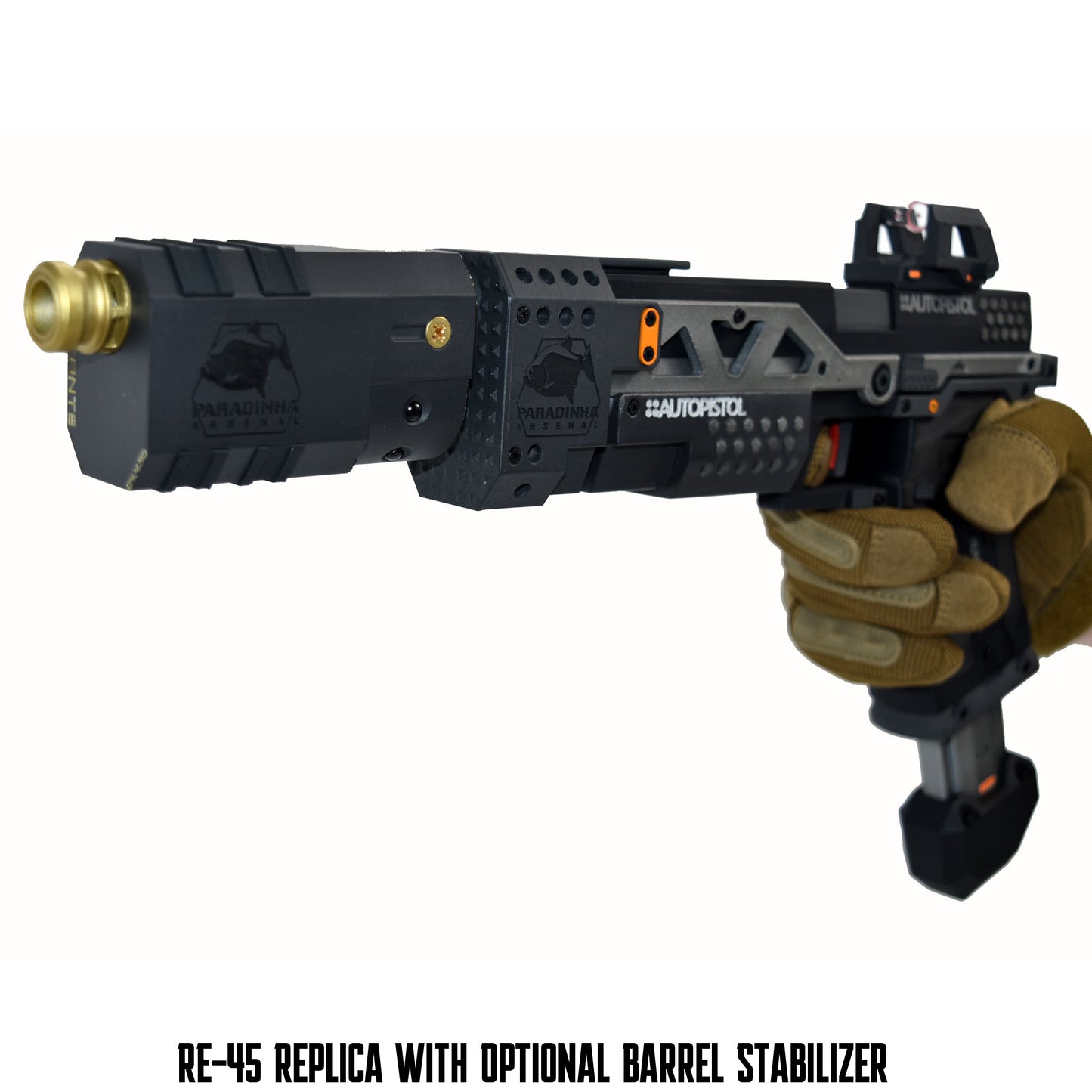 RE-45 Auto Pistol Prop, Midnight