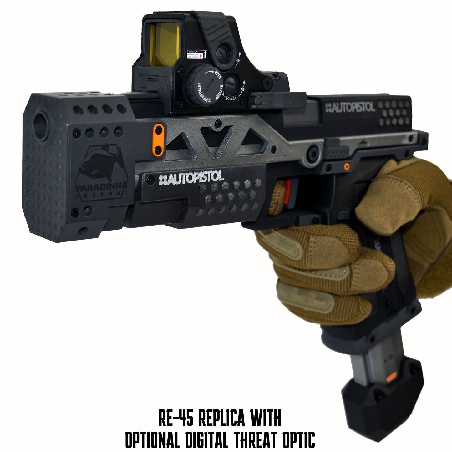 RE-45 Auto Pistol Prop, Midnight