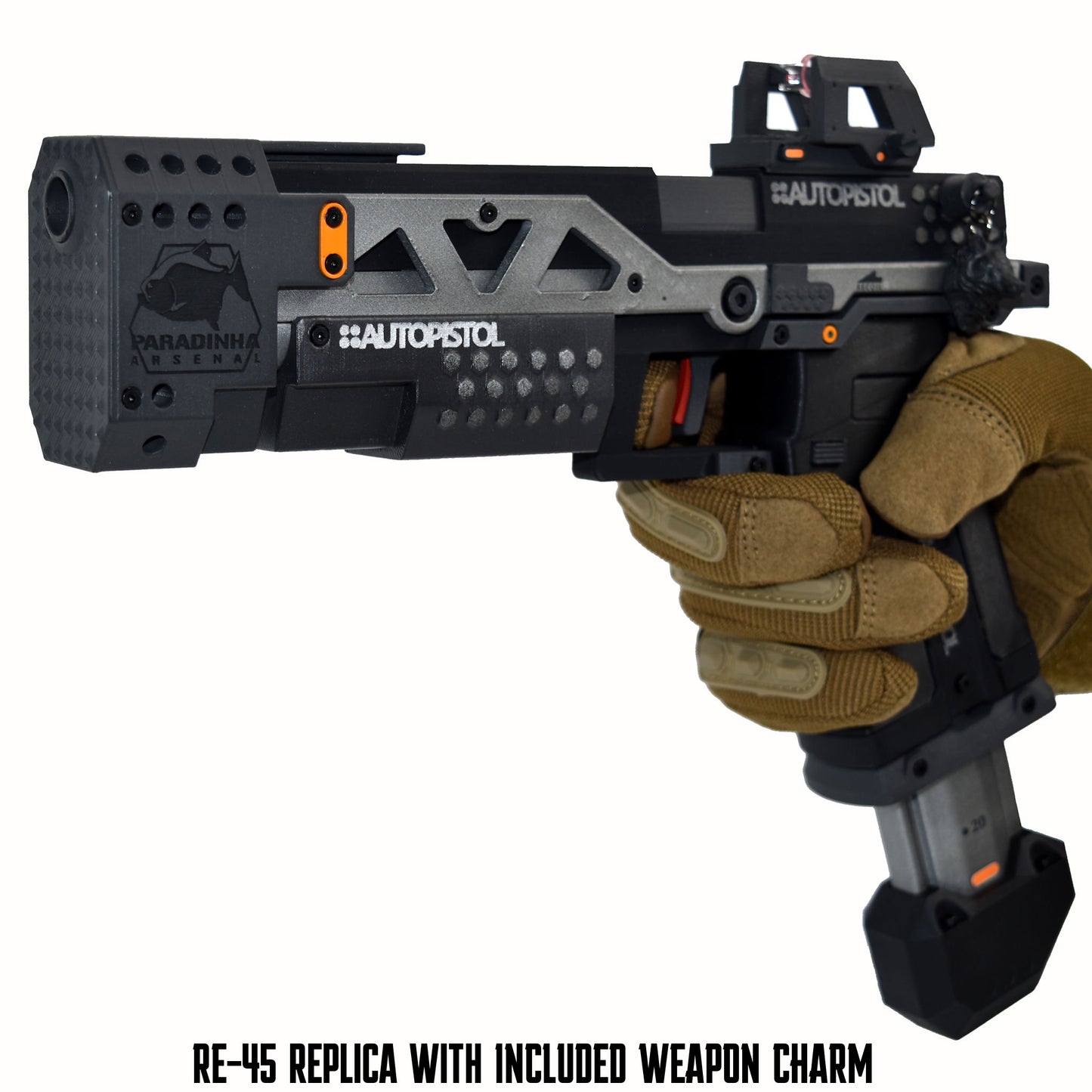 RE-45 Auto Pistol Prop, Midnight