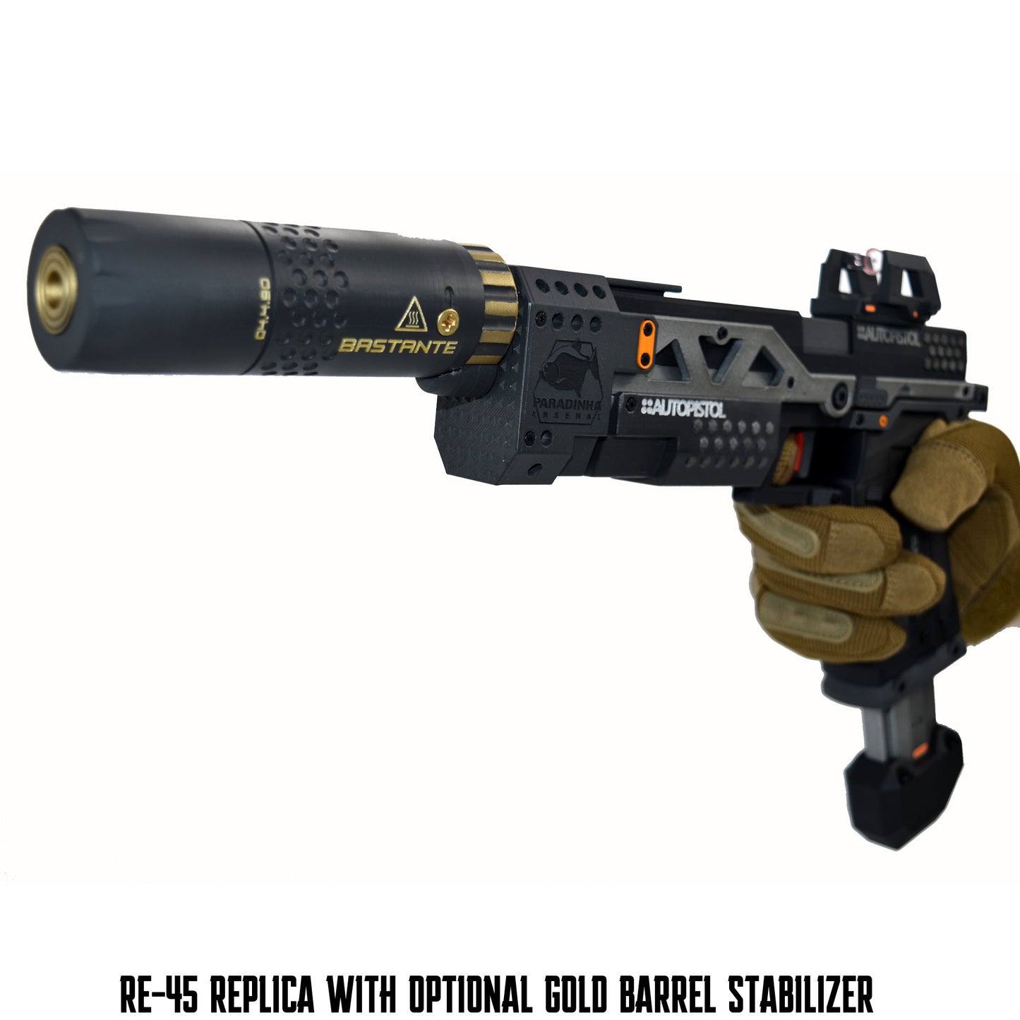 RE-45 Auto Pistol Prop, Midnight