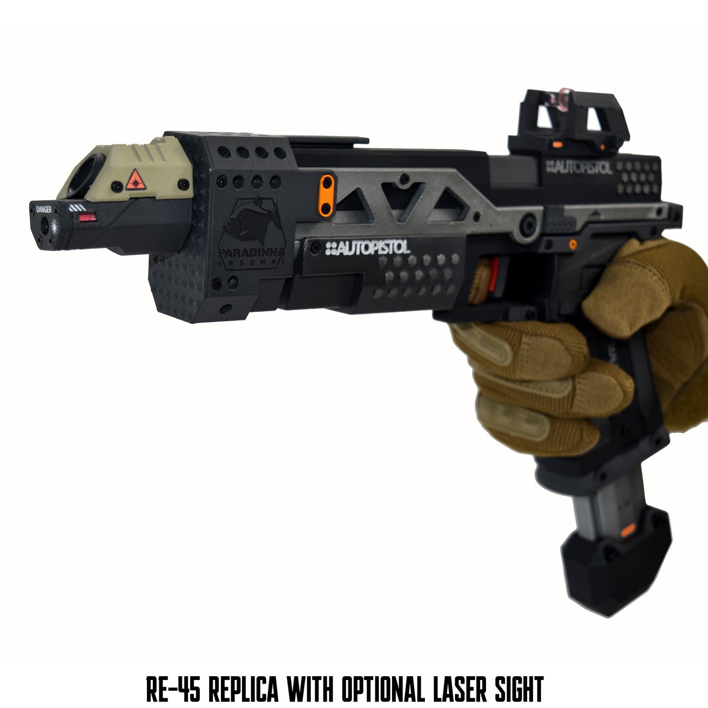 RE-45 Auto Pistol Prop, Midnight