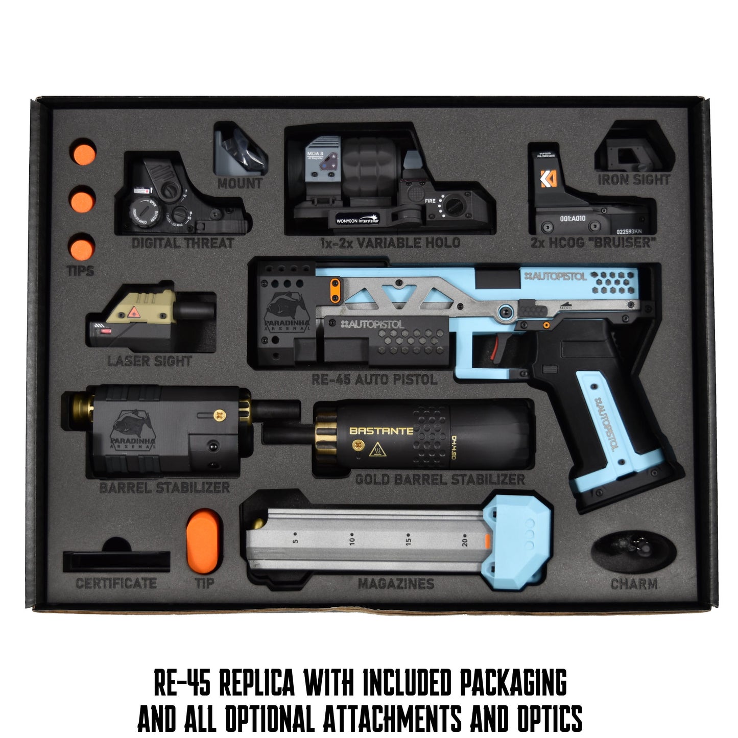 RE-45 Auto Pistol Prop, Oceanic