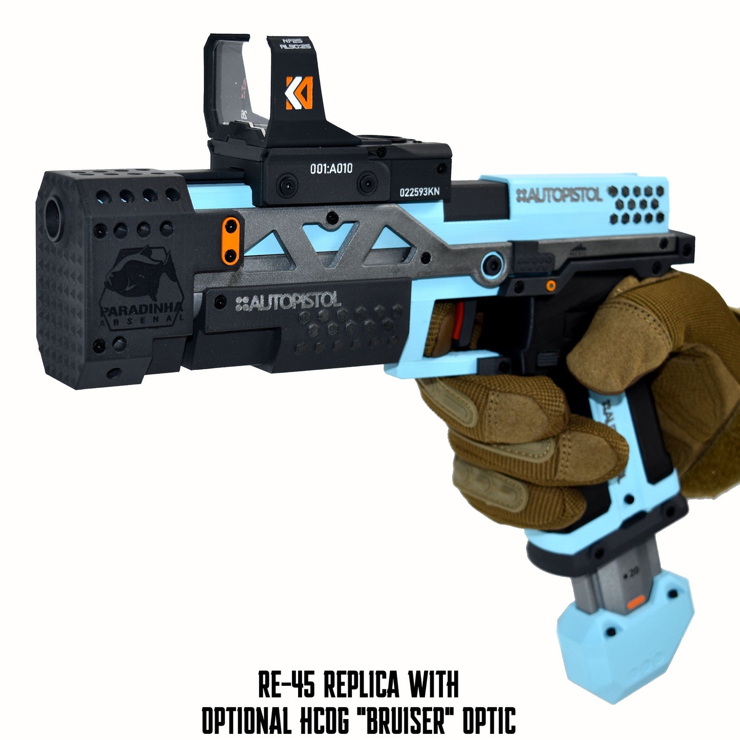 RE-45 Auto Pistol Prop, Oceanic
