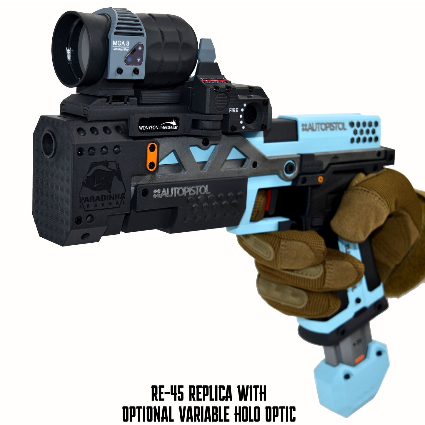 RE-45 Auto Pistol Prop, Oceanic