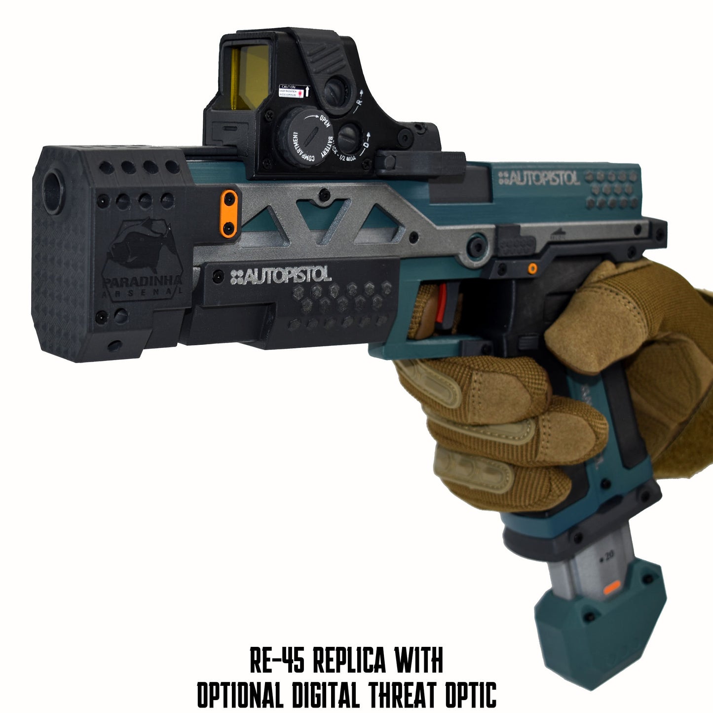 RE-45 Auto Pistol Prop, Rainforest