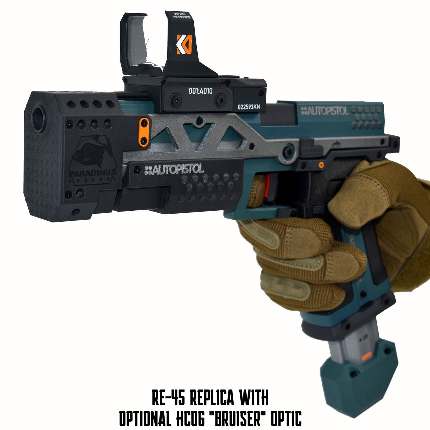 RE-45 Auto Pistol Prop, Rainforest