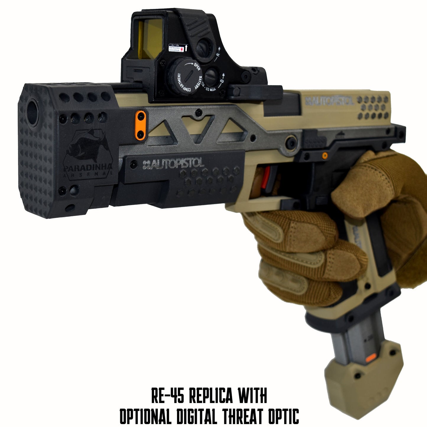 RE-45 Auto Pistol Prop, Sandstorm
