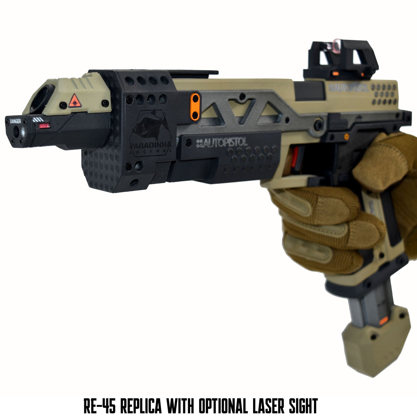 RE-45 Auto Pistol Prop, Sandstorm