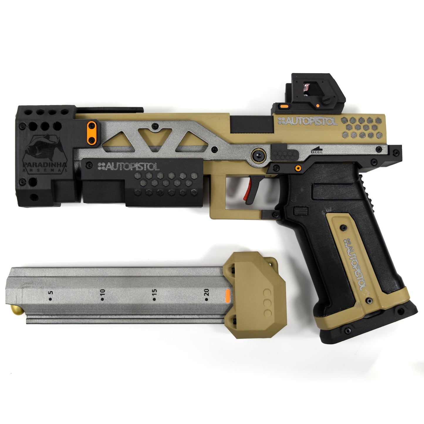 RE-45 Auto Pistol Prop, Sandstorm