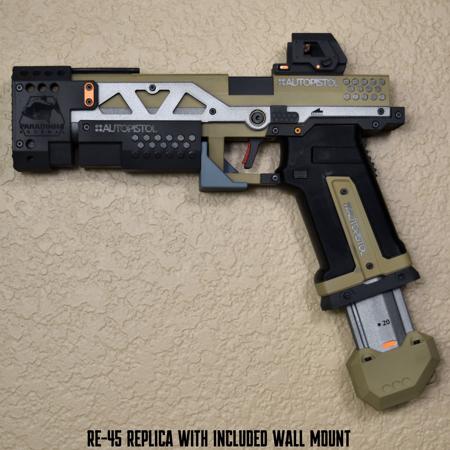 RE-45 Auto Pistol Prop, Sandstorm