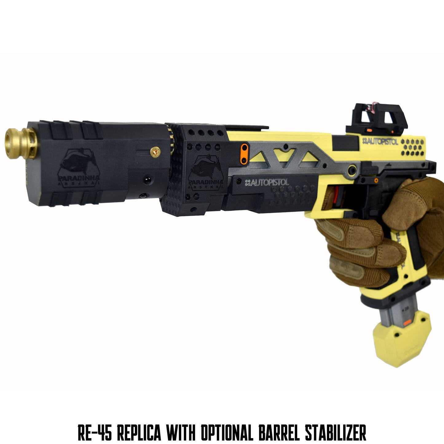 RE-45 Auto Pistol Prop, Sunfire