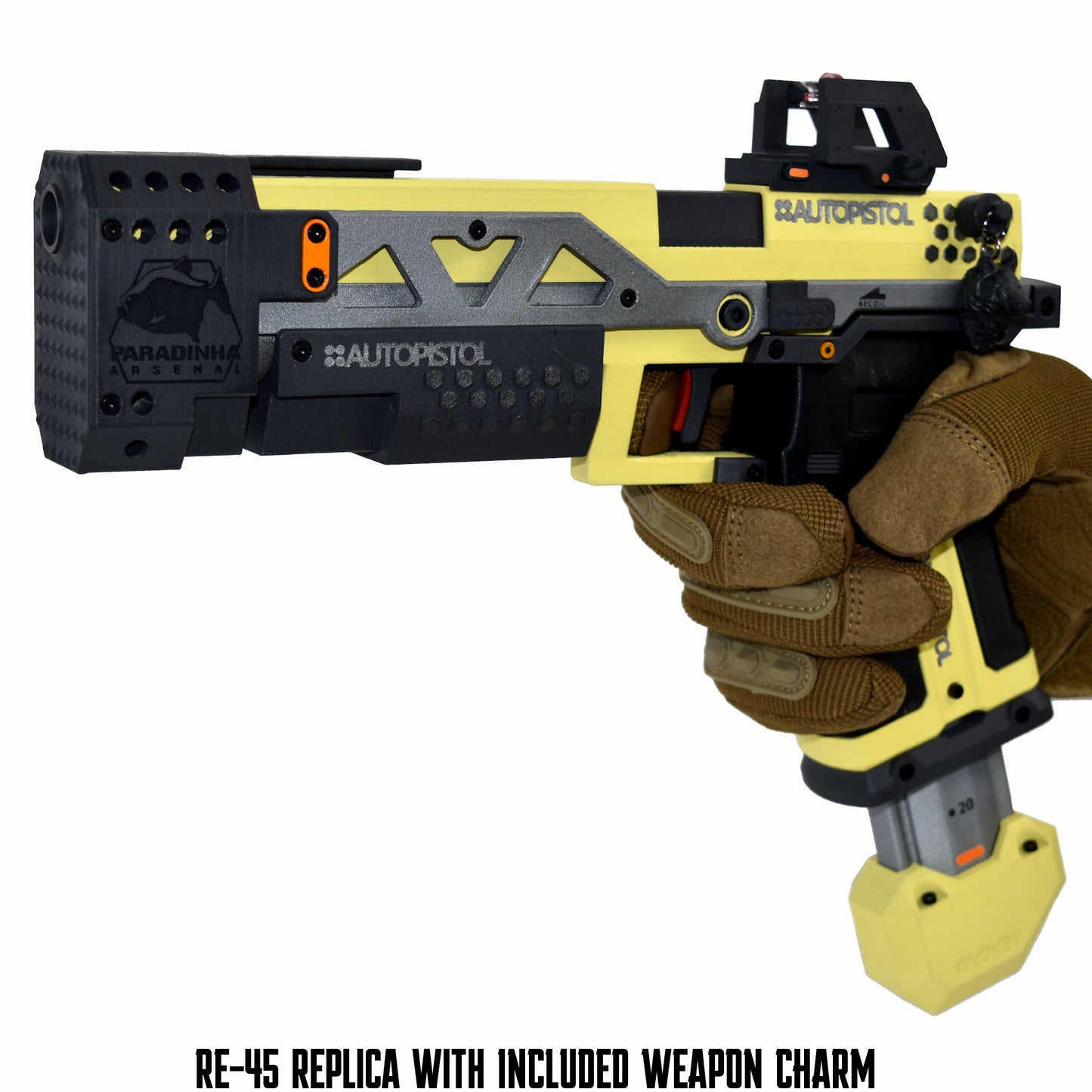 RE-45 Auto Pistol Prop, Sunfire