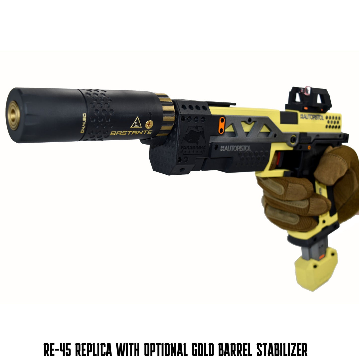 RE-45 Auto Pistol Prop, Sunfire