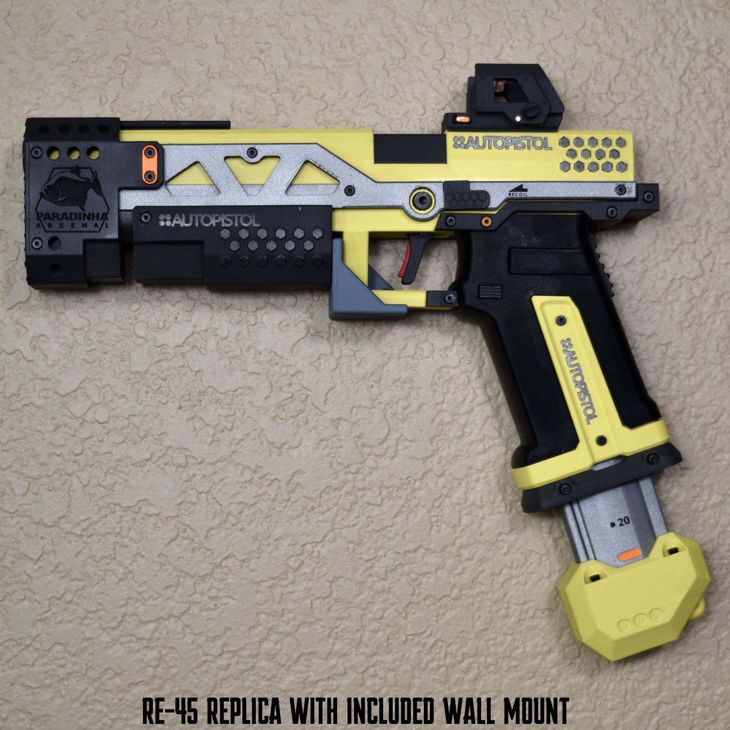 RE-45 Auto Pistol Prop, Sunfire