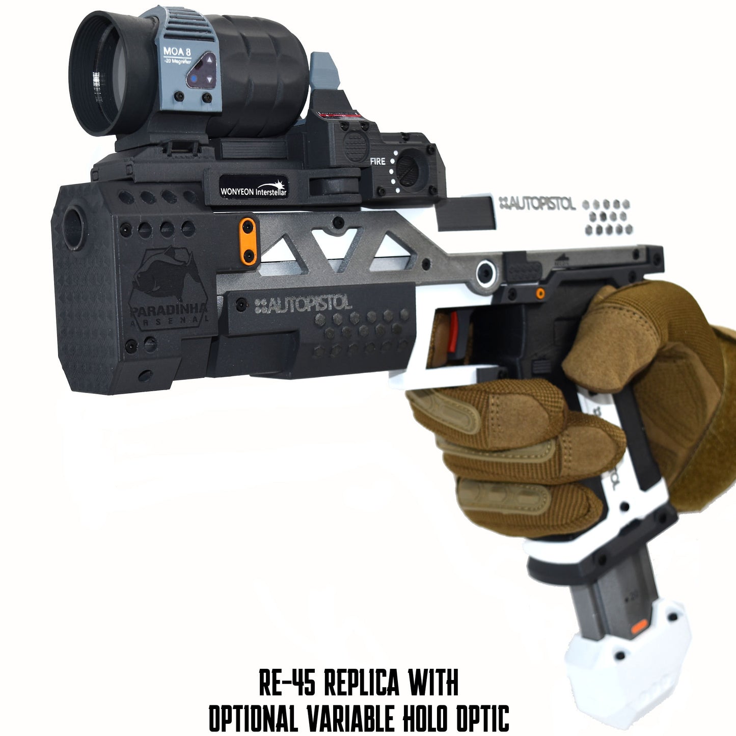 RE-45 Auto Pistol Prop, Factory Issue