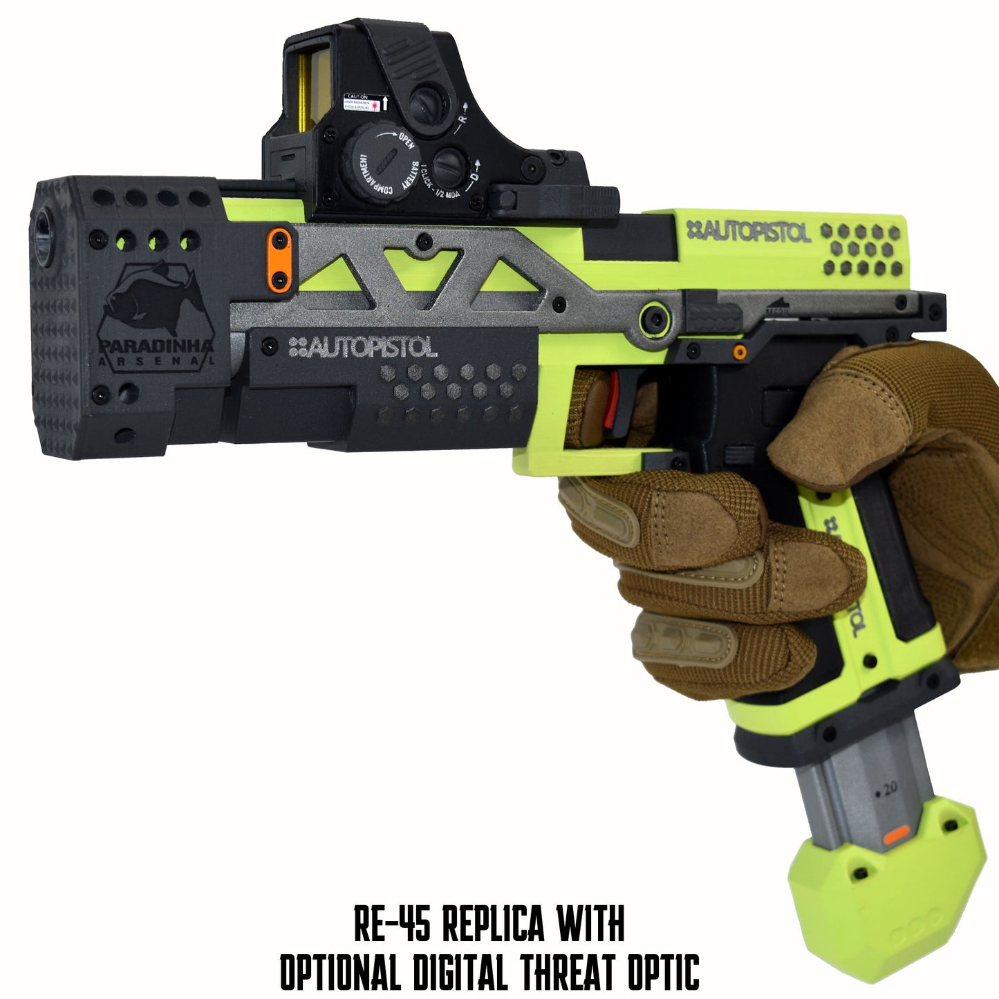 RE-45 Auto Pistol Prop, Clover