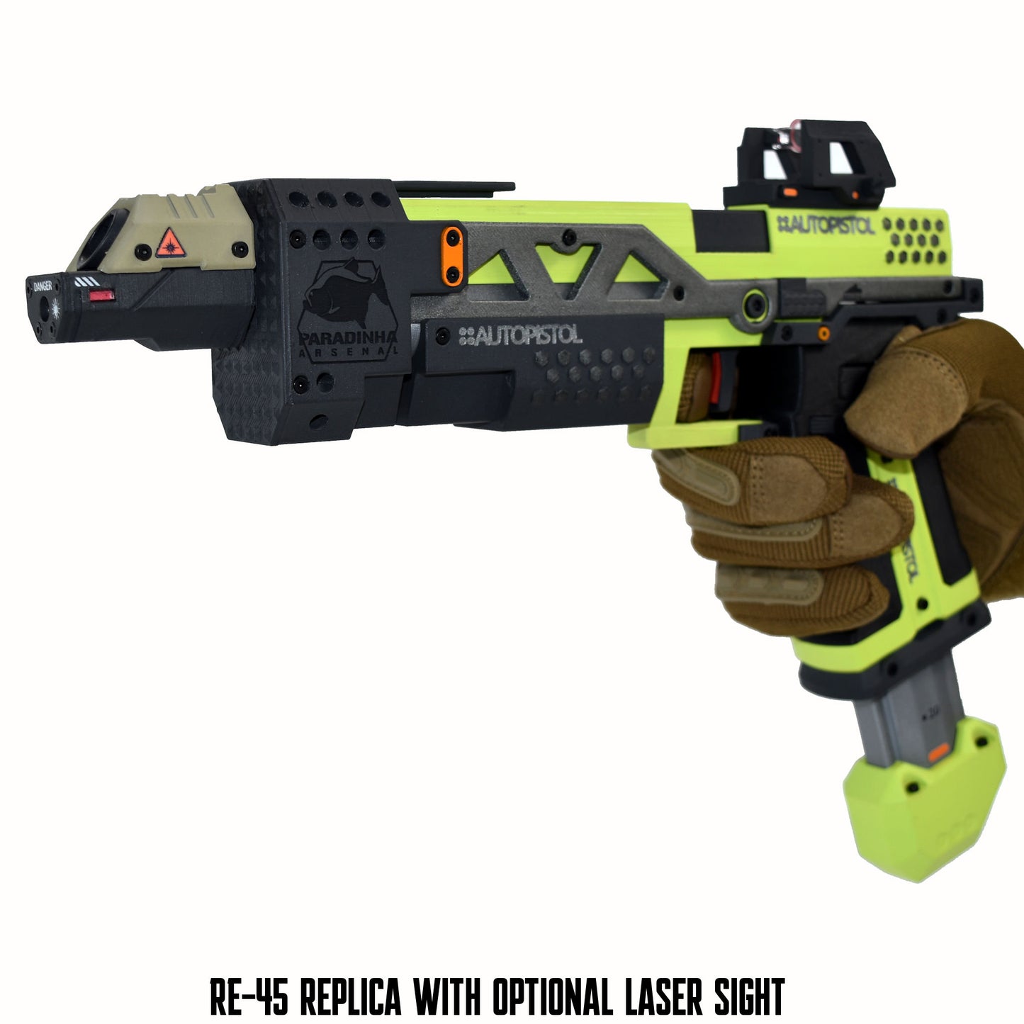 RE-45 Auto Pistol Prop, Clover