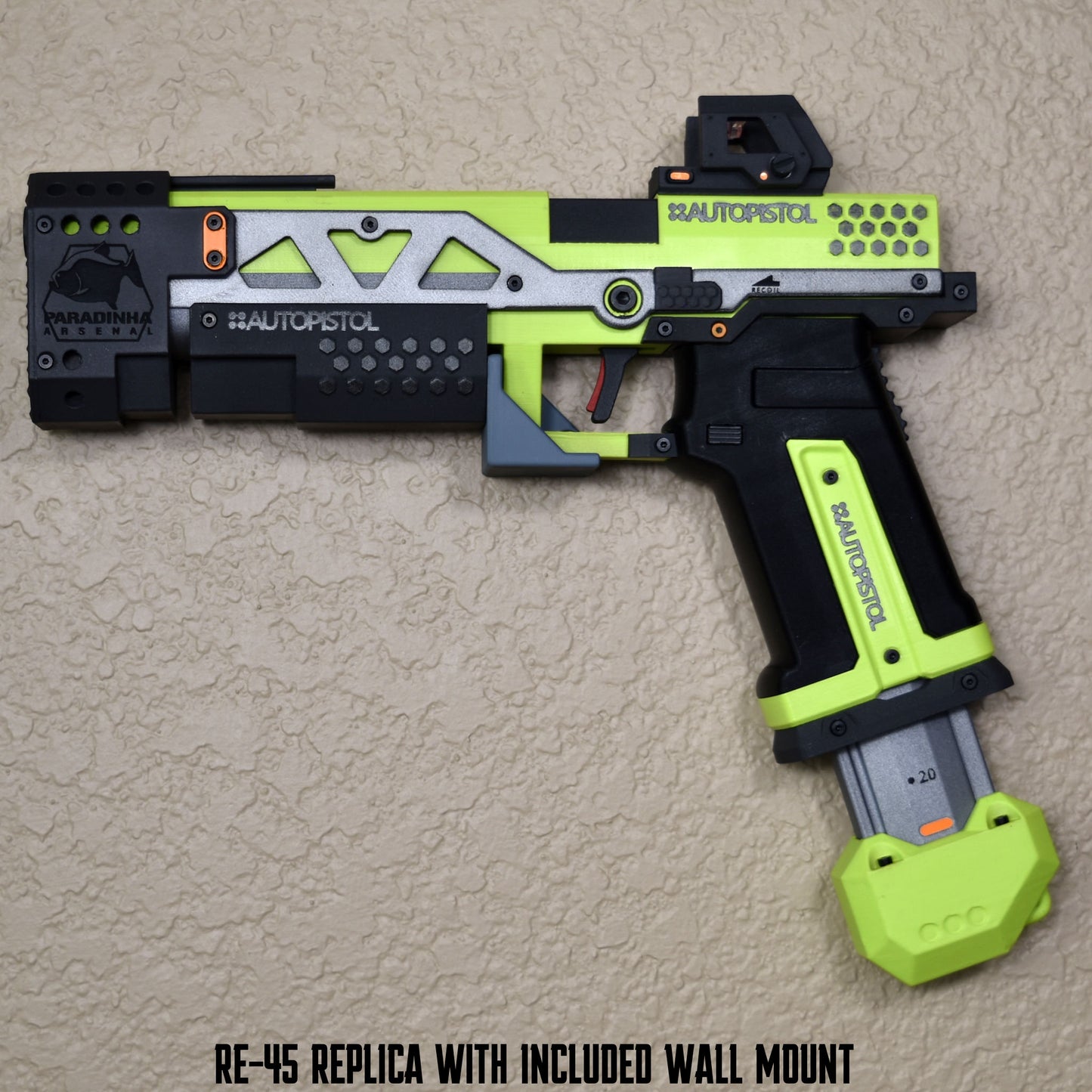 RE-45 Auto Pistol Prop, Clover