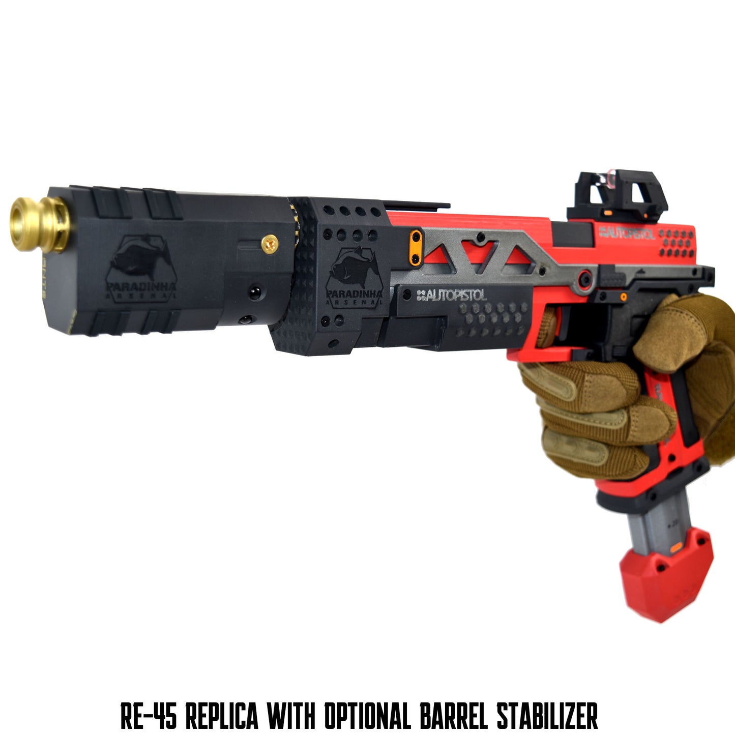 RE-45 Auto Pistol Prop, Cardinal