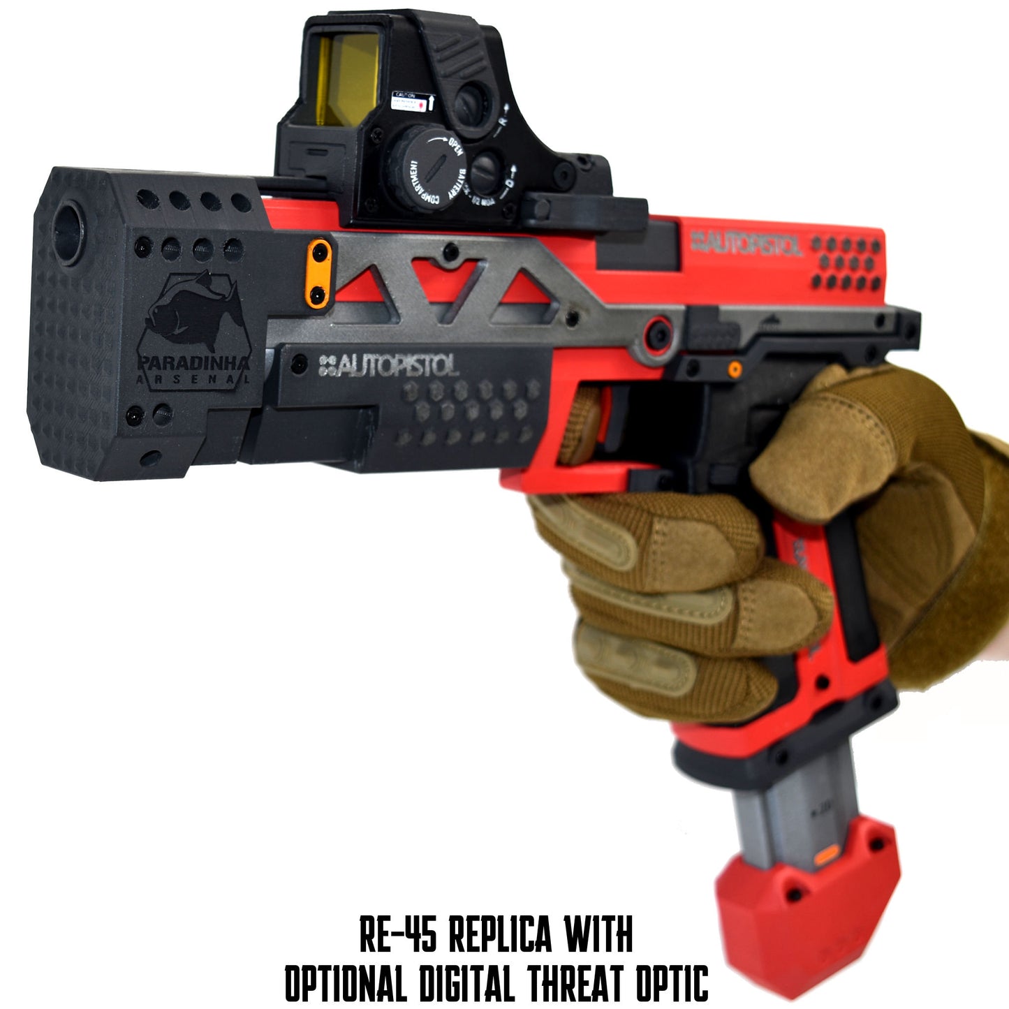 RE-45 Auto Pistol Prop, Cardinal