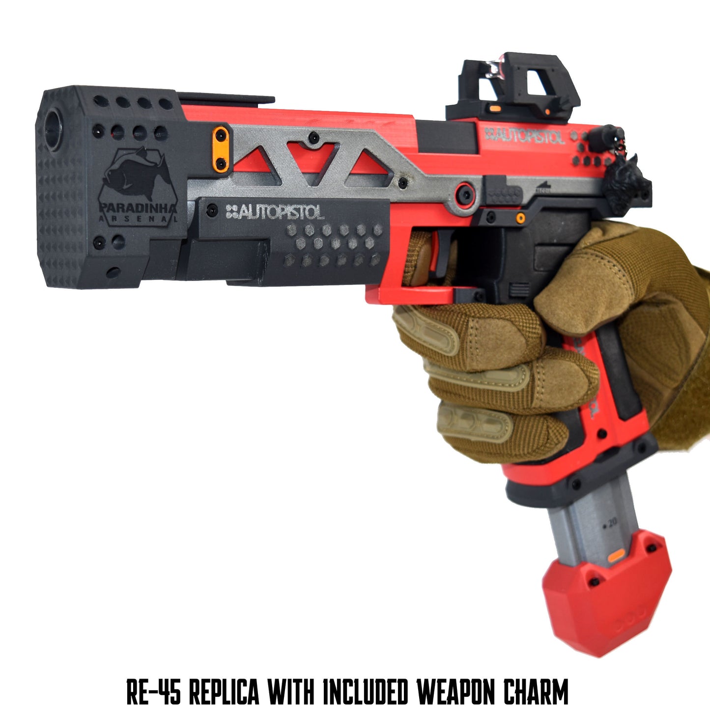 RE-45 Auto Pistol Prop, Cardinal
