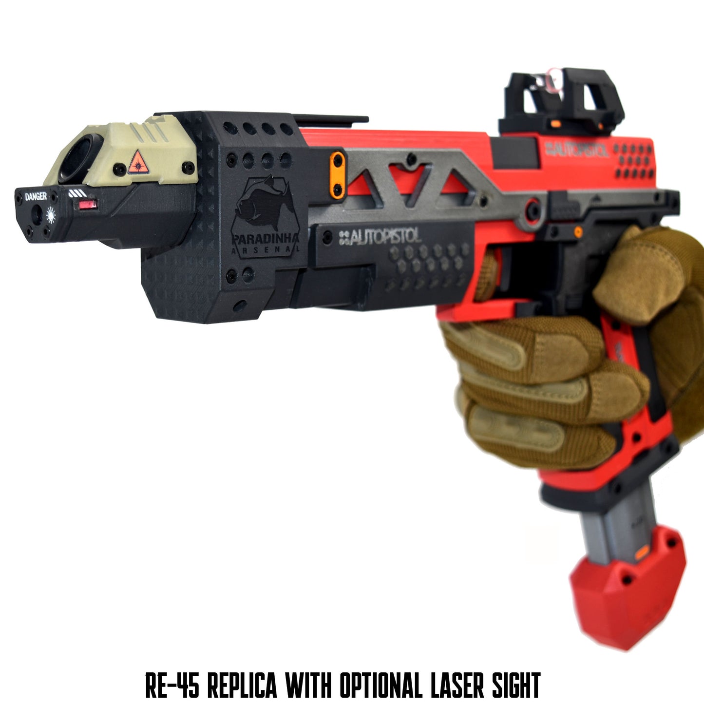 RE-45 Auto Pistol Prop, Cardinal