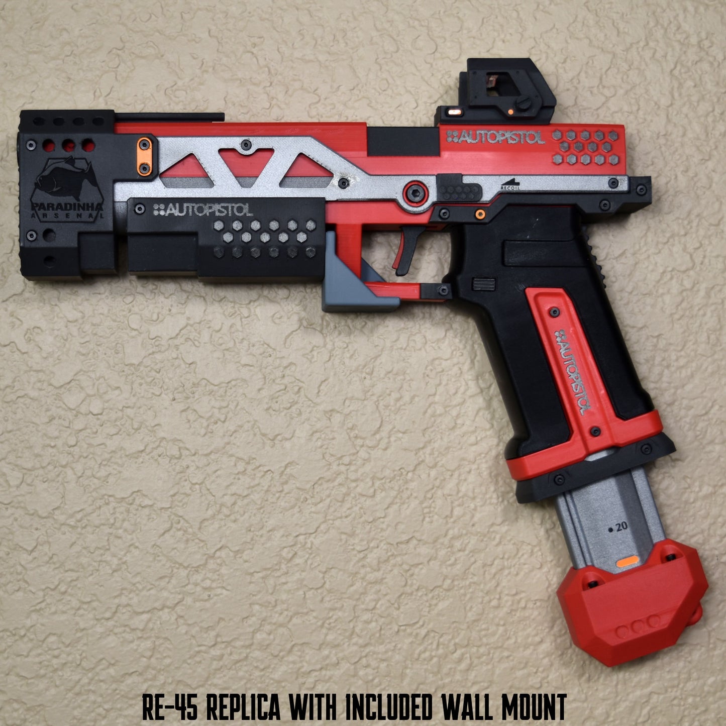 RE-45 Auto Pistol Prop, Cardinal