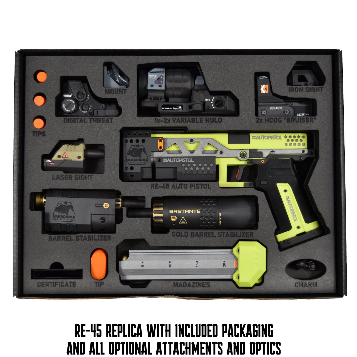 RE-45 Auto Pistol Prop, Clover