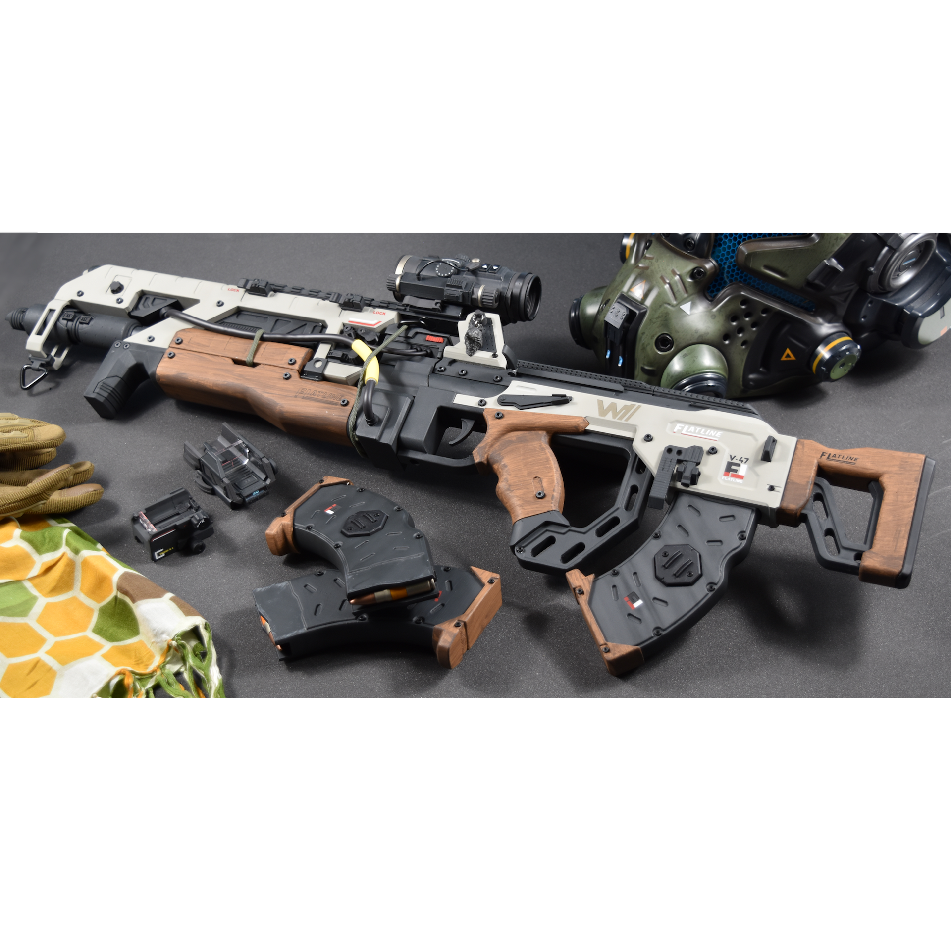 Apex Legends VK-47 Flatline Prop, Factory Issue – SteelWolf Creations Apex Legends VK-47 Flatline Prop, Factory Issue – SteelWolf Creations